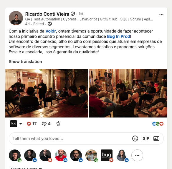Post de Ricardo Conti Vieira no LinkedIn